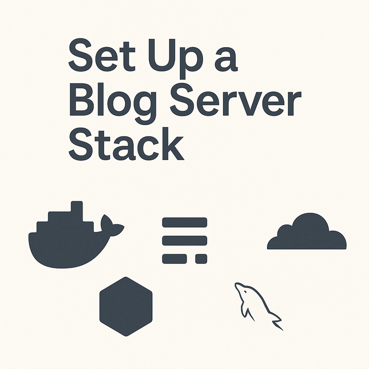 Introducing My Blog Server Stack: Ghost + Nginx + MySQL with Cloudflare Tunnel